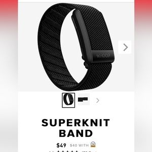 WHOOP black onyx band. BRAND NEW